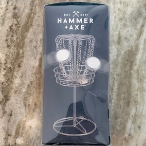 Hammer + Axe Mini Disc Golf Basket